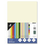 Kangaro Lot de 50 feuilles de papier à lettre blanc ivoire DIN A4 160 g/m² FSC mix – Papier à lettre DIY