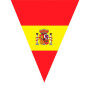 Espa Guirlande fanions Drapeaux espagnols 5 m - Coloré - Taille Unique