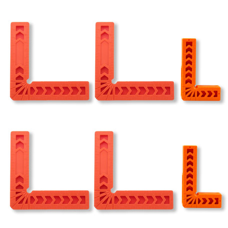 Piacolnic Lot de 6 Équerres de Positionnement à 90 Degrés