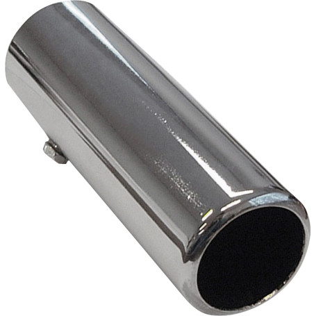 AUTO-STYLE Embout d'échappement Acier/Chromé - rond 50mm - longueur 150mm - 44-47mm aanlsuiting