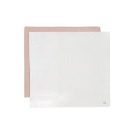 Jollein Lot de 2 langes en mousseline pour bébé - Twinkling