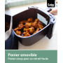 Gadgy Friteuse à air chaud 5L avec Fenêtre – Airfryer sans Huile 1400W – Revêtement antiadhésif – Température réglable 80°C à 20