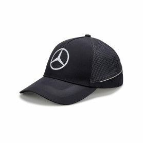 Mercedes AMG Petronas Formula One Team - Collection Officielle de Produits dérivés de la Formule 1-2022 Équipe Casquette - Noir