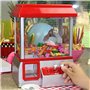 Mikamax – Candy Grabber – Machine à Bonbons – Sweets Machine for Home – Mini Fair Game Machine – Rouge – Machine à Pince