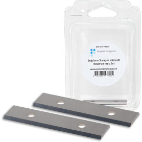 Lame de rechange en gel - Raclette à vide - 2 pièces - Élimine également la peinture.