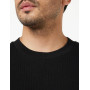 Calvin Klein Jeans T-Shirt Manches Longues Homme Badge Waffle Basique, Noir (CK Black), XS