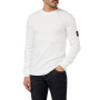 Calvin Klein Jeans T-Shirt Manches Longues Homme Badge Waffle Basique