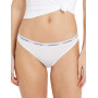 Calvin Klein Femme Slip Lot De 3 Bikini Coton Stretch, Multicolore (Black/White/Grey Heather), S