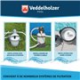 Veddelholzer 1 kg Floculant Pool Cartouches 8 x 125g pour systèmes de Filtration Sable & Verre. Floculant pour Piscine nettoyant