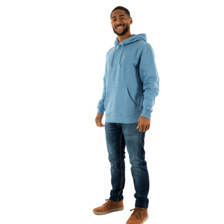 Tommy Jeans Sweat à Capuche Homme Regular Fit Flag Fleece avec Capuche