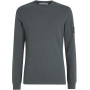 Calvin Klein Jeans T-Shirt Manches Longues Homme Badge Waffle Basique, Gris (Endless Grey), XXS