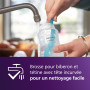 Philips Avent stérilisateur coffret cadeau - Stérilisateur électrique à vapeur avec goupillon pour biberon et tétine, nettoyage 
