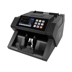 Agellic Compteuse de Billets | 4 Voies Machine à Compter Les Billets avec Détecteur Faux Billet | Compteur de Billets 1000/min |