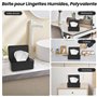 Boîte de Lingettes Humides, Boîte à Lingettes Distributeur pour Bébé, Boîte pour Papier Toilette Humide, Boîte de Lingettes Humi