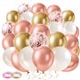 Elalove 70 Ballons Rose Gold