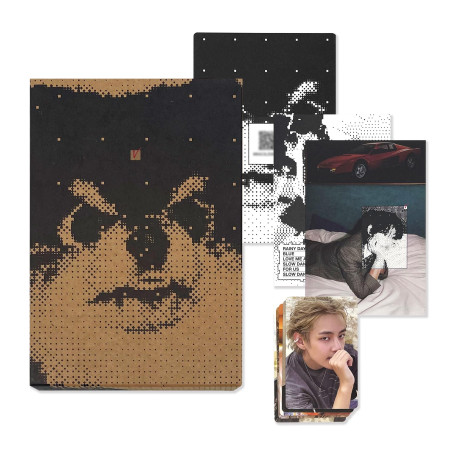 V - [Layover] (WEVERSE ALBUMS Ver.) Out Box + Photobook + Lyric Book + Photocards + QR Card + 2 Extra Photocards