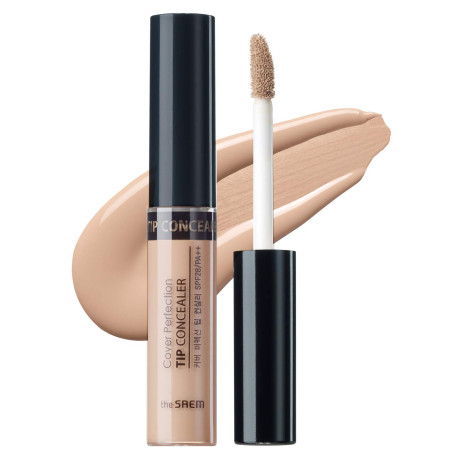 THESAEM Cover Perfection Tip Concealer SPF28 PA++ 6.5g #2 Rich Beige - Correcteur liquide multi-usage