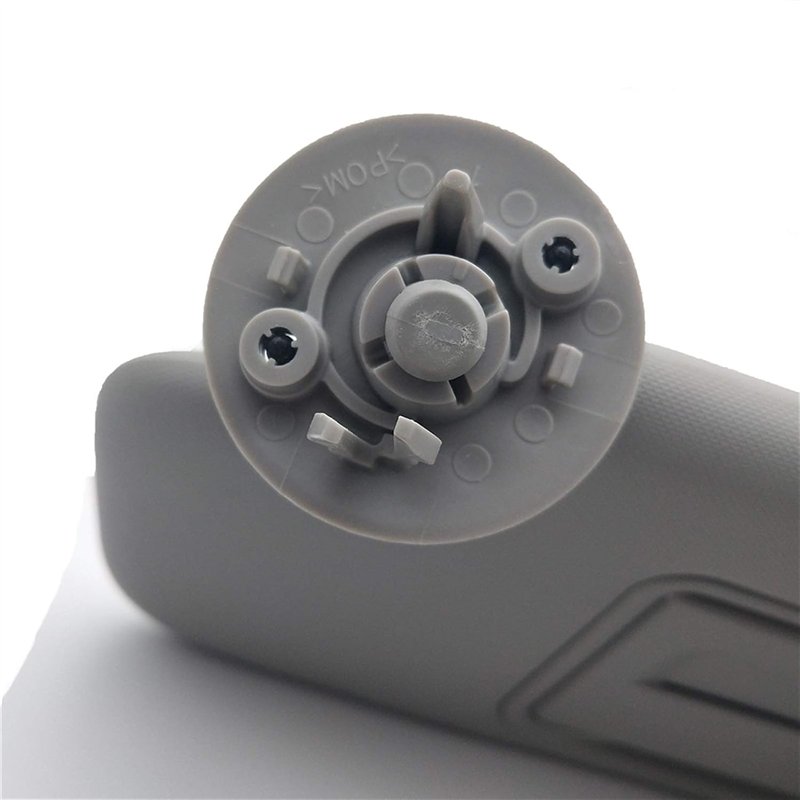 Support de curseur de pomme de douche pour barre de curseur carrée ABS Chrome mural tête de rail réglable salle de bain douche à