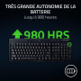 Razer BlackWidow V4 Low-Profile HyperSpeed - Clavier Gaming mécanique Low-Profile sans Fil (BT, Molette Multifonction et 3 Bouto