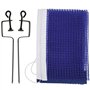 Tennis de Table Net Portable Simple Polyester Tennis Table Pong Net avec Support en Métal Sports Remplacement Accessoires(蓝)