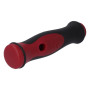 Stubai 356501 Manche bi matière pour ciseau à bois, Noir/rouge, 130 mm