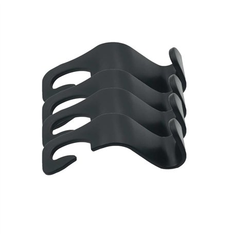 SCHITEC 4 Pcs Crochets De Dossier De Siège De Voiture - Appui-Tête De Siège Organisateur Portable Crochets Shopping Sac À Dos Vo