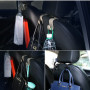 SCHITEC 4 Pcs Crochets De Dossier De Siège De Voiture - Appui-Tête De Siège Organisateur Portable Crochets Shopping Sac À Dos Vo
