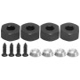 4 pi¡§¡§Ces adaptateurs de moyeu Hexagonal de Roue combinateur Adaptateur Hexagonal de moyeu de Roue Accessoire pour WPL D12 1/1
