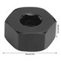 4 pi¡§¡§Ces adaptateurs de moyeu Hexagonal de Roue combinateur Adaptateur Hexagonal de moyeu de Roue Accessoire pour WPL D12 1/1