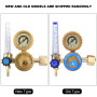 Argon CO2 Mig Tig Débitmètre Régulateur Manomètre Pièces de