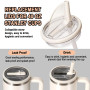 2 Pièces Stanley Cup Couvercle Étanche, Remplacement de Couvercle pour Gobelet Stanley 40 oz, Avec 2 pailles et 1 brosse à paill
