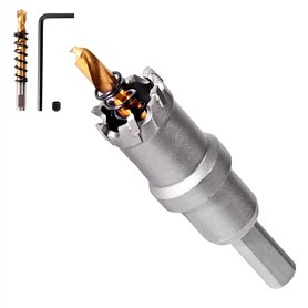 GPtzlei Scie Cloche en Carbure de Tungstène pour Métal Dur - Trous Précision dans Acier Inoxydable et Métaux Ferreux - Compatibl GPtzlei Scie Cloche en Carbure de Tungstène pour Métal Dur - Trous Précision dans Acier Inoxydable et Métaux Ferreux - Compatibl