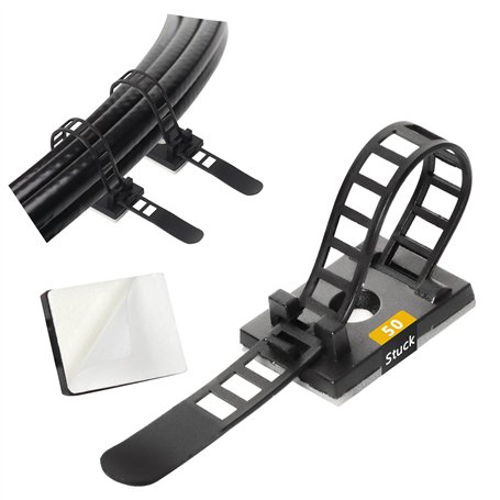 GPtzlei 50 Attaches Câbles Réglables Réutilisables