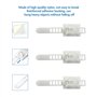 GPtzlei 80 Attaches Câbles Réglables Réutilisables, Clips de Gestion Câble Auto-Adhésifs en Nylon avec Adhésif Fort - Organiseur