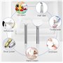Zivacate Presse Tube, Presse Tube Dentifrice 6 Pièces, Forme de Clé en métal Presseur de Dentifrice, Distributeur de Dentifrice