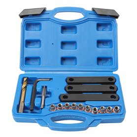 Anlseiod 16 pièces compatibles avec VAG V*W 0P*EL F0*RD M9 x1,25 Filetage Réparation staz Étrier de Frein Guide Kit de réparatio Anlseiod 16 pièces compatibles avec VAG V*W 0P*EL F0*RD M9 x1