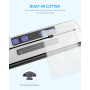 Machine Sous Vide Alimentaire, Appareil de Mise Sous Vide avec 6 modes, bac de récupération amovible, lame de coupe et deux fils