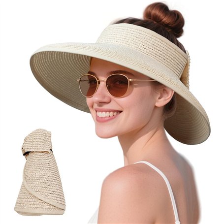 MLPKOI Chapeau de Paille Femme