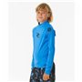 T-Shirt de Bain Rip Curl Wave Upf L/S Bleu