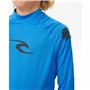 T-Shirt de Bain Rip Curl Wave Upf L/S Bleu