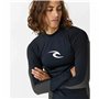 T-Shirt de Bain Rip Curl Waves pf Noir