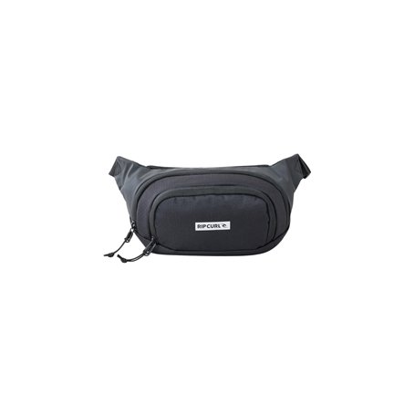 RIP CURL | Sac Banane XL Icons | Sac Crossbody Homme Grande Taille en Polyester recyclé | 35 x 19 x 9 cm | Coloris Noir