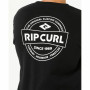 Sweat sans capuche homme Rip Curl Stapler Crew Noir