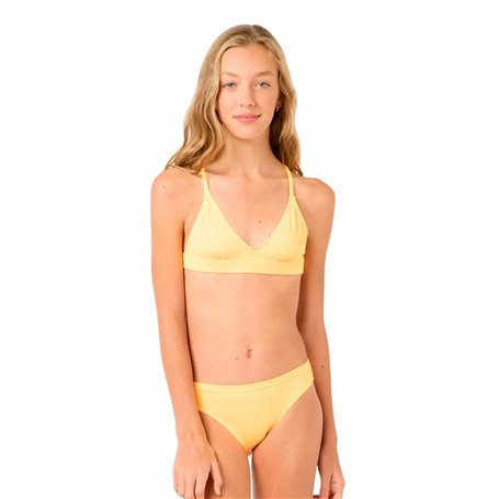 Bas de Bikini Pour Filles Rip Curl Peachy  Jaune