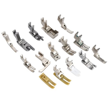 Machine à Coudre Industrielle Pied-de-biche Lit Plat Machine à Coudre Pieds-de-biche Cordon Fermeture éclair Pied Machine à Coud