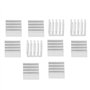 Heatsink, Chip Heat Sink, Adhesive Aluminum Chip Heat Sinks Fast Heat Dissipation for 3D Printer A4988 (10 Pack)