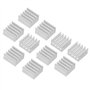 Heatsink, Chip Heat Sink, Adhesive Aluminum Chip Heat Sinks Fast Heat Dissipation for 3D Printer A4988 (10 Pack)