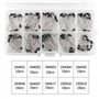 100 pièces boîte de diodes, kit électronique d'assortiment de diodes de redresseur 10 valeurs 1N4001 1N4002 1N4003 1N4004 1N4005