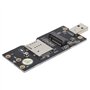 Adaptateur NGFF (M.2) vers USB 3.0, Carte Riser NGFF vers SIM 2G/3G/4G/5G avec Emplacement pour Carte SIM à 8 Broches Compatible