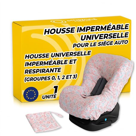 The Inventions Emporium Housse Siège Auto Universelle Housse Siège Auto Bébé – Protection Été Respirante pour Siège Enfant – Lav